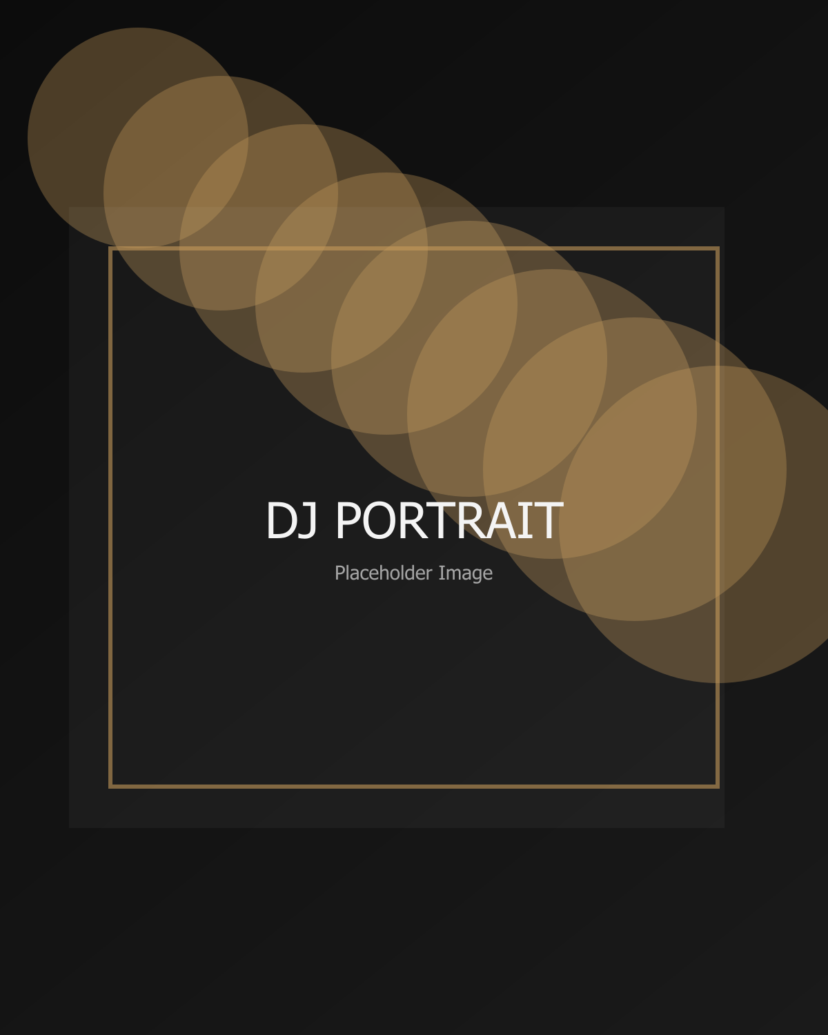 DJ portrait placeholder